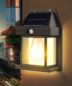 Solar Lamp with Motion Sensor Light