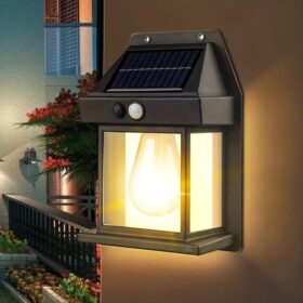 Solar Lamp with Motion Sensor Light
