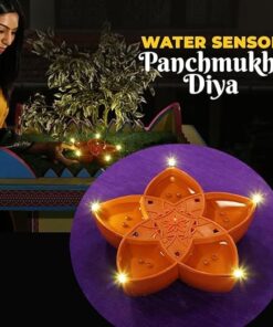 Panchmukhi Water Sensor Diya - 5 in 1