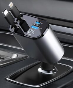 4 In 1 Super Fast Car Phone Charger