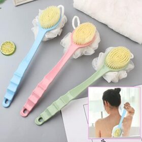 2-in-1 Bristles and Loofah